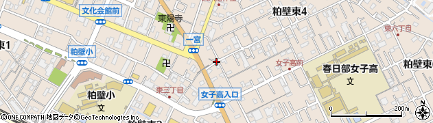 埼玉県春日部市粕壁東周辺の地図
