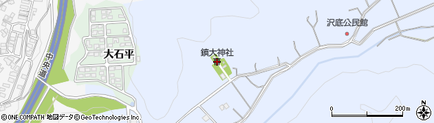 鎮大神社周辺の地図