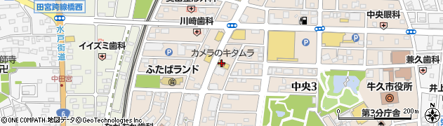 スタジオマリオ牛久・中央店周辺の地図