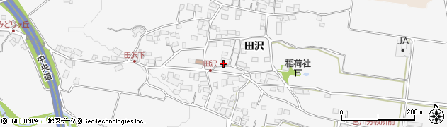 長野県茅野市宮川（田沢）周辺の地図