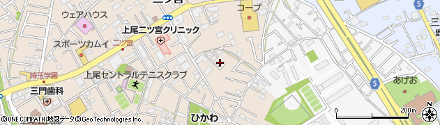 埼玉県上尾市二ツ宮896周辺の地図