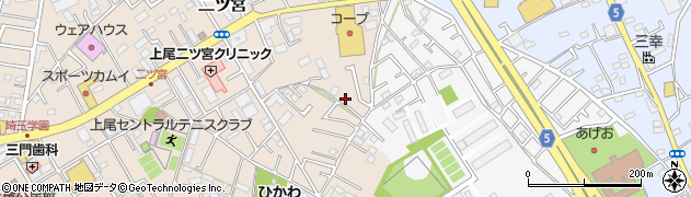 埼玉県上尾市二ツ宮920周辺の地図