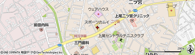 埼玉県上尾市二ツ宮1080周辺の地図