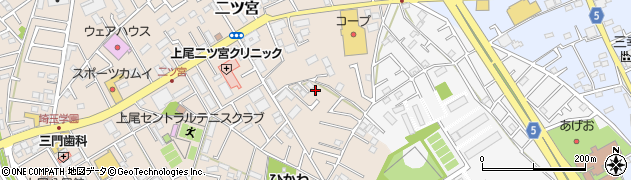 埼玉県上尾市二ツ宮895周辺の地図