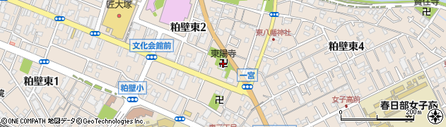 東陽寺周辺の地図