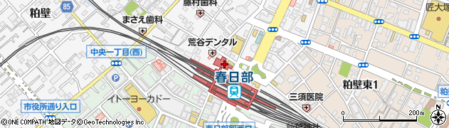 埼玉県春日部市粕壁1丁目10-1周辺の地図