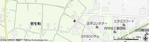 茨城県常総市菅生町447周辺の地図