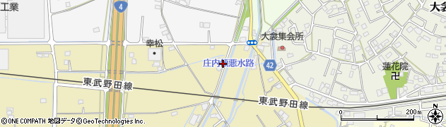 埼玉県春日部市永沼858周辺の地図