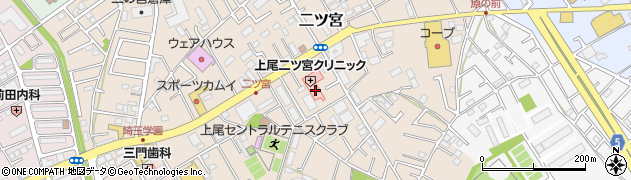 埼玉県上尾市二ツ宮955周辺の地図