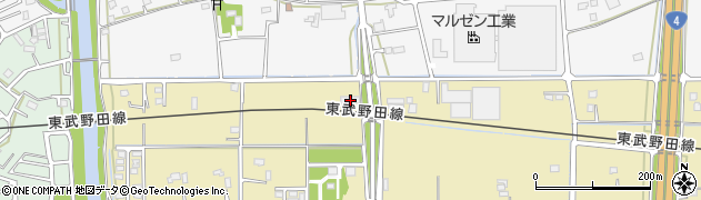 埼玉県春日部市永沼597周辺の地図