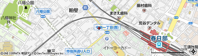 埼玉県春日部市粕壁6636周辺の地図