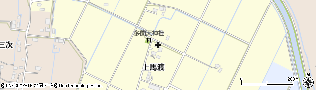 茨城県稲敷市上馬渡744周辺の地図