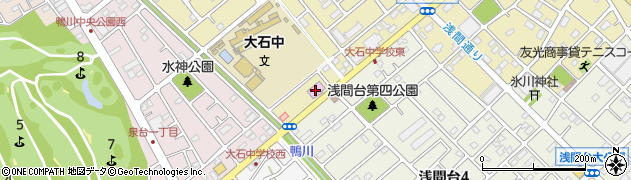カラオケ館 上尾中妻店周辺の地図