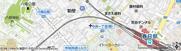 埼玉県春日部市粕壁6633周辺の地図