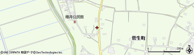 茨城県常総市菅生町161周辺の地図