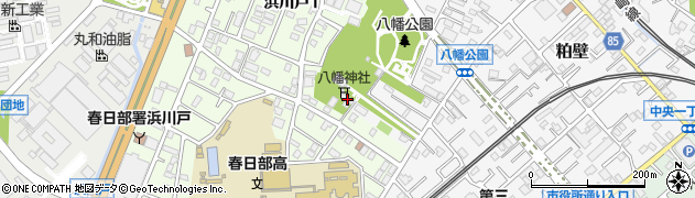 春日部八幡神社周辺の地図