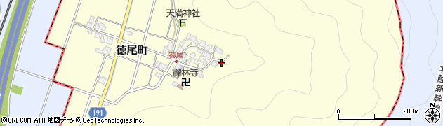 福井県福井市徳尾町周辺の地図