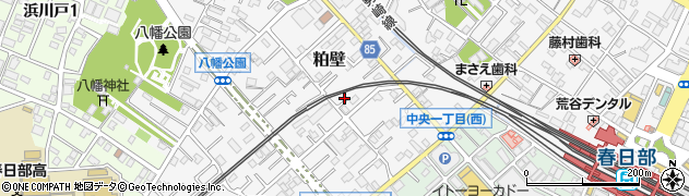 埼玉県春日部市粕壁6662周辺の地図