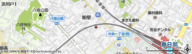 埼玉県春日部市粕壁6660周辺の地図