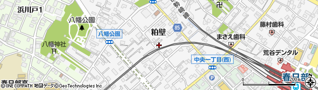 埼玉県春日部市粕壁6663周辺の地図