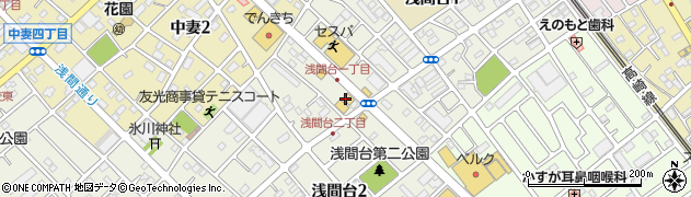 無添くら寿司 北上尾店周辺の地図