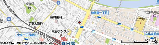 埼玉県春日部市粕壁1丁目6-5周辺の地図