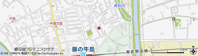 埼玉県春日部市牛島1473周辺の地図