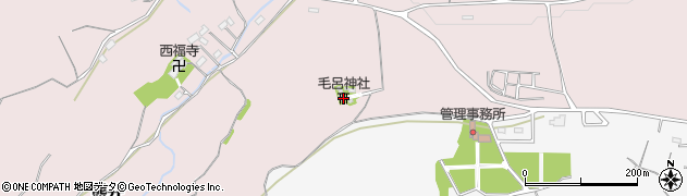毛呂神社周辺の地図