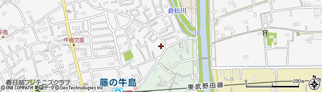 埼玉県春日部市牛島1467周辺の地図