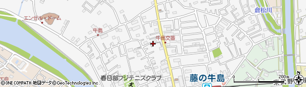 埼玉県春日部市牛島200周辺の地図