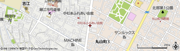 中杉本ふれあい会館周辺の地図