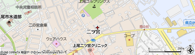 埼玉県上尾市二ツ宮978周辺の地図