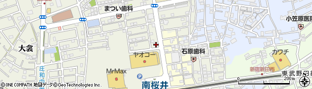 武蔵野銀行庄和支店周辺の地図