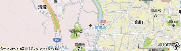 福井県大野市清瀧126周辺の地図