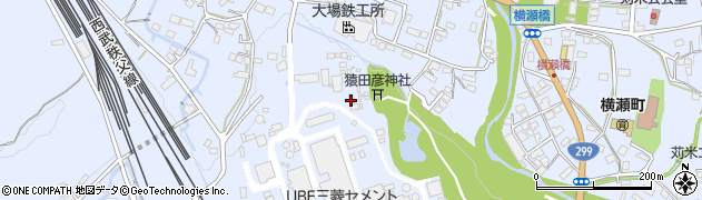 ＵＢＥ三菱セメント株式会社　横瀬工場生産課機械・電気・土建係周辺の地図