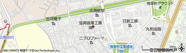 埼玉県春日部市南栄町周辺の地図