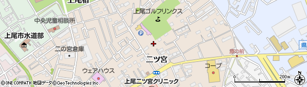 埼玉県上尾市二ツ宮1024周辺の地図