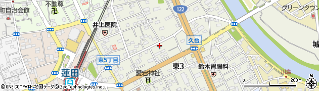 中里米店周辺の地図