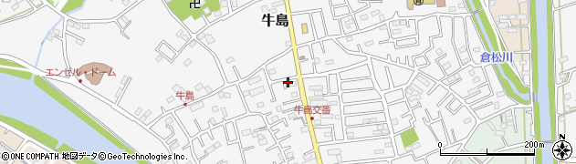埼玉県春日部市牛島208周辺の地図