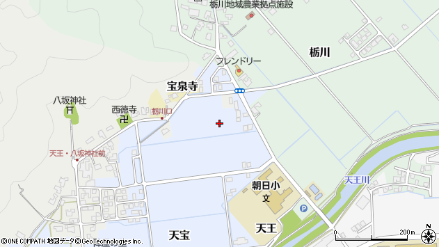 〒916-0123 福井県丹生郡越前町天宝の地図