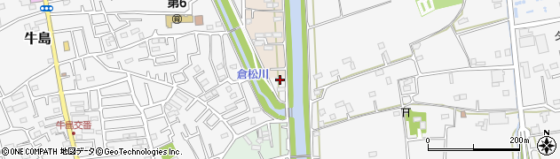 埼玉県春日部市牛島1317周辺の地図