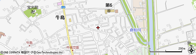 埼玉県春日部市牛島1381周辺の地図