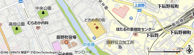 バロー辰野店周辺の地図