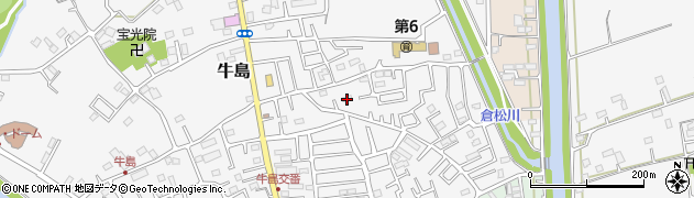 埼玉県春日部市牛島1384周辺の地図