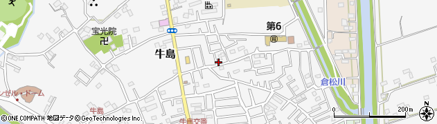 埼玉県春日部市牛島878周辺の地図