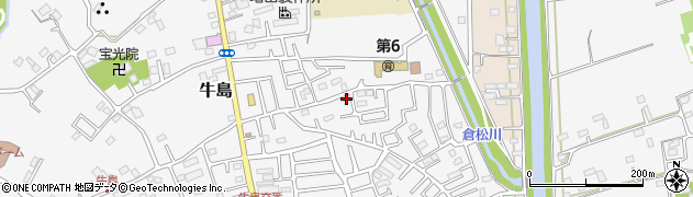 埼玉県春日部市牛島1379周辺の地図