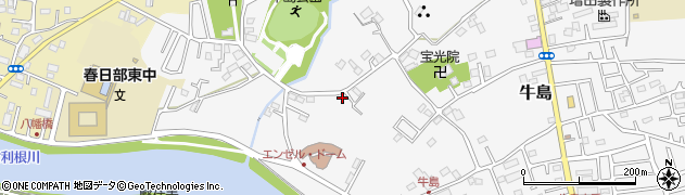 埼玉県春日部市牛島352周辺の地図