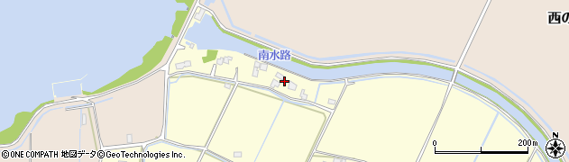 茨城県稲敷市上馬渡1075周辺の地図