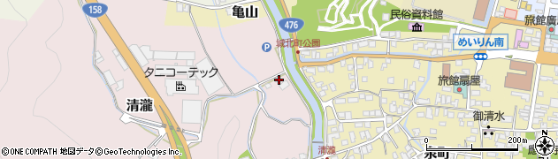 福井県大野市清瀧133周辺の地図