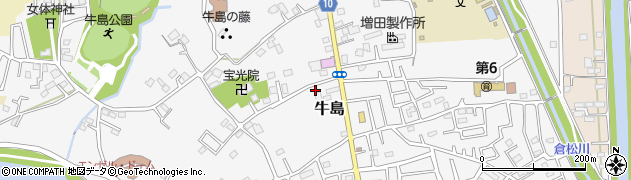 埼玉県春日部市牛島838周辺の地図